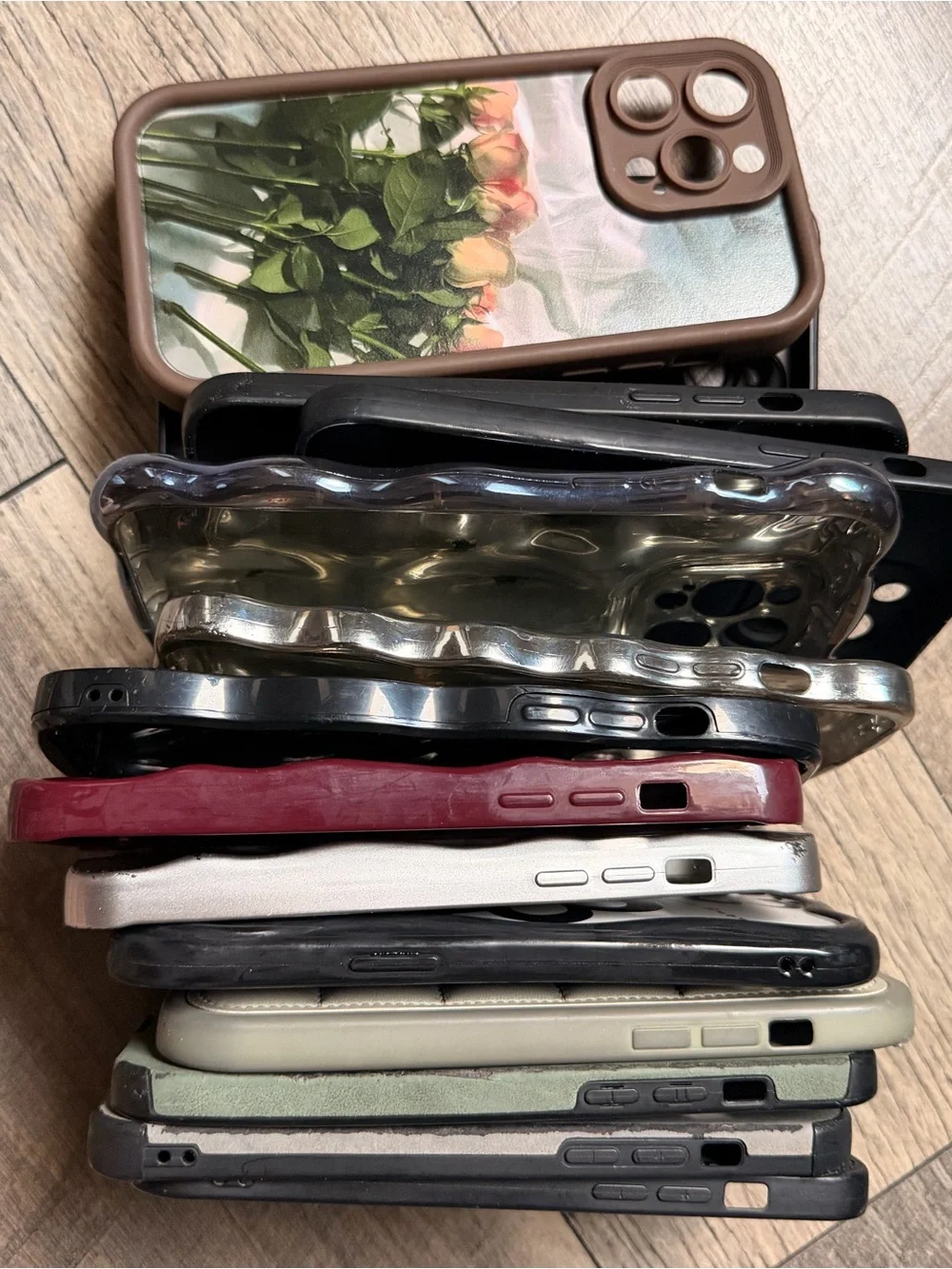 Assorted Brown and Mixed Color Phone Cases - Compatible Cell Phone Accessories